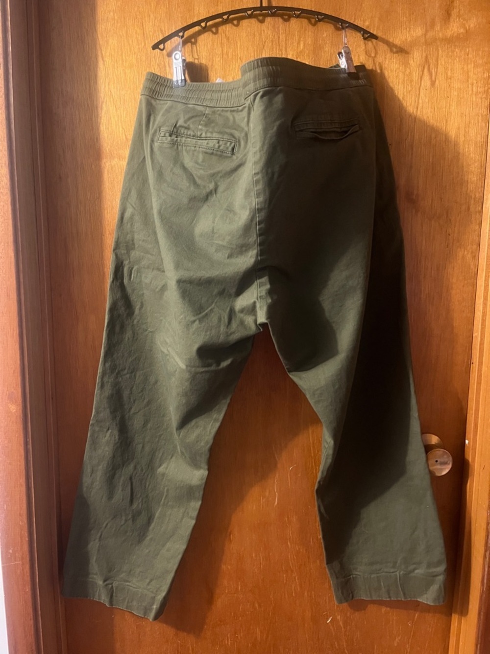Men’s Denver Hayes Olive Green Chinos 42X30 - Picture 7 of 11